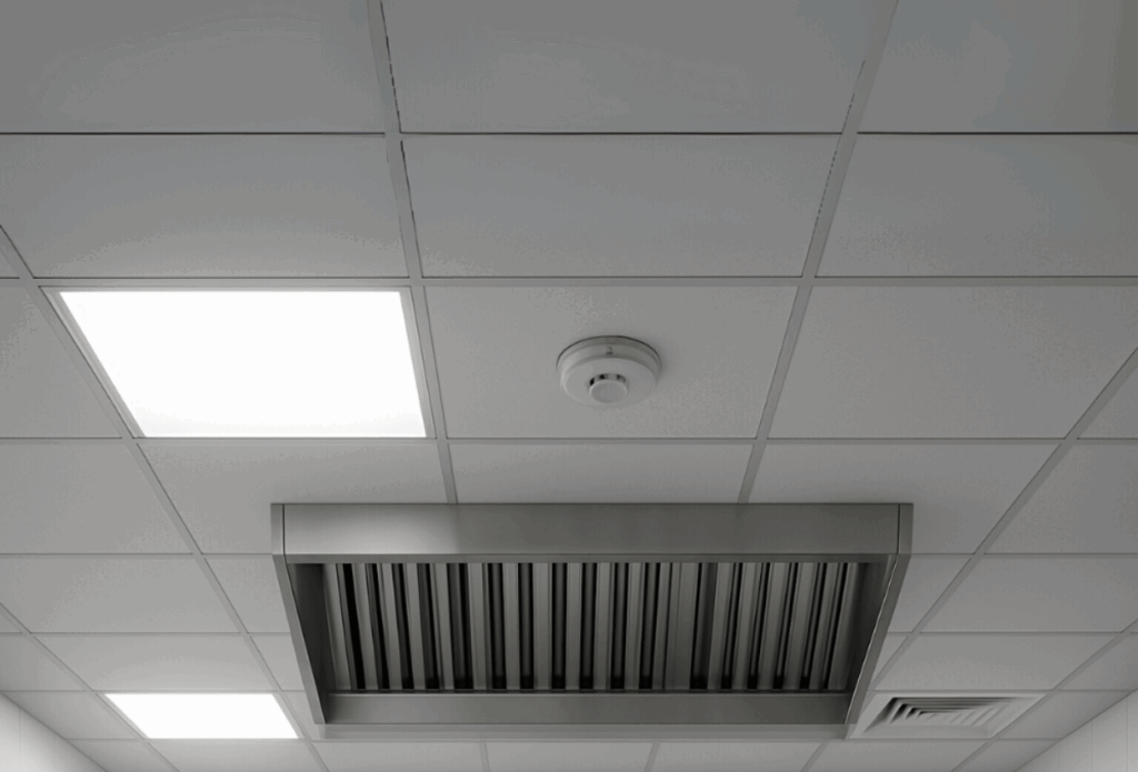 ceiling tile weight in commercial kitchens
