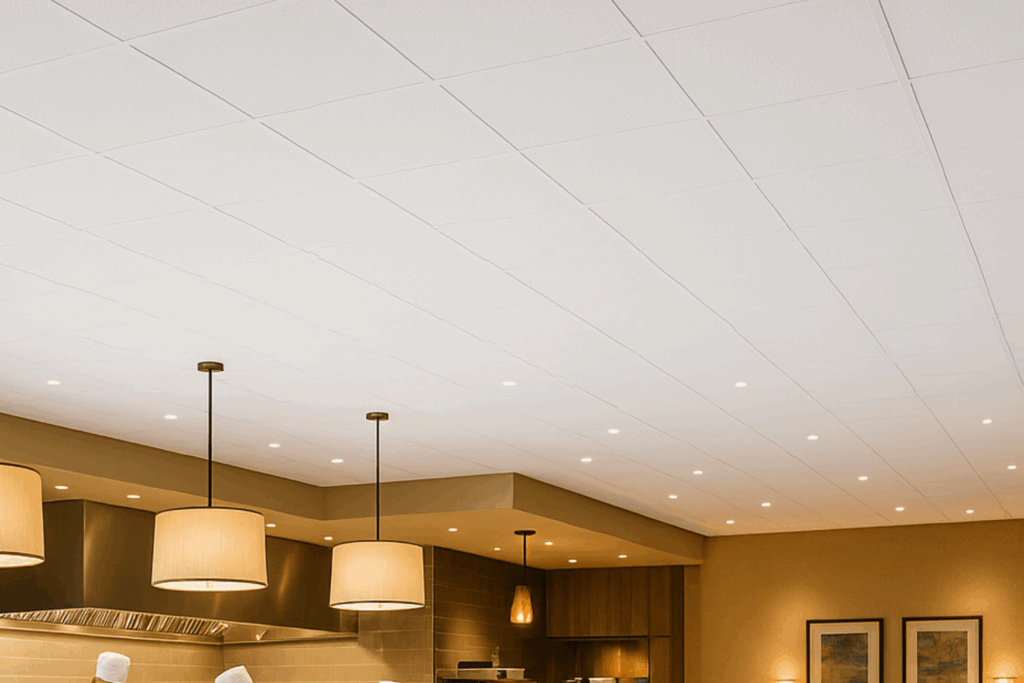 vinyl ceiling tiles for kitchens the ultimate choice for restaurants (4)